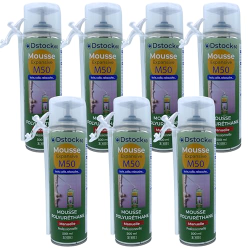 dstock60-mousse-expansive-manuelle-500ml-lot-de-7-polyur-thane image 5