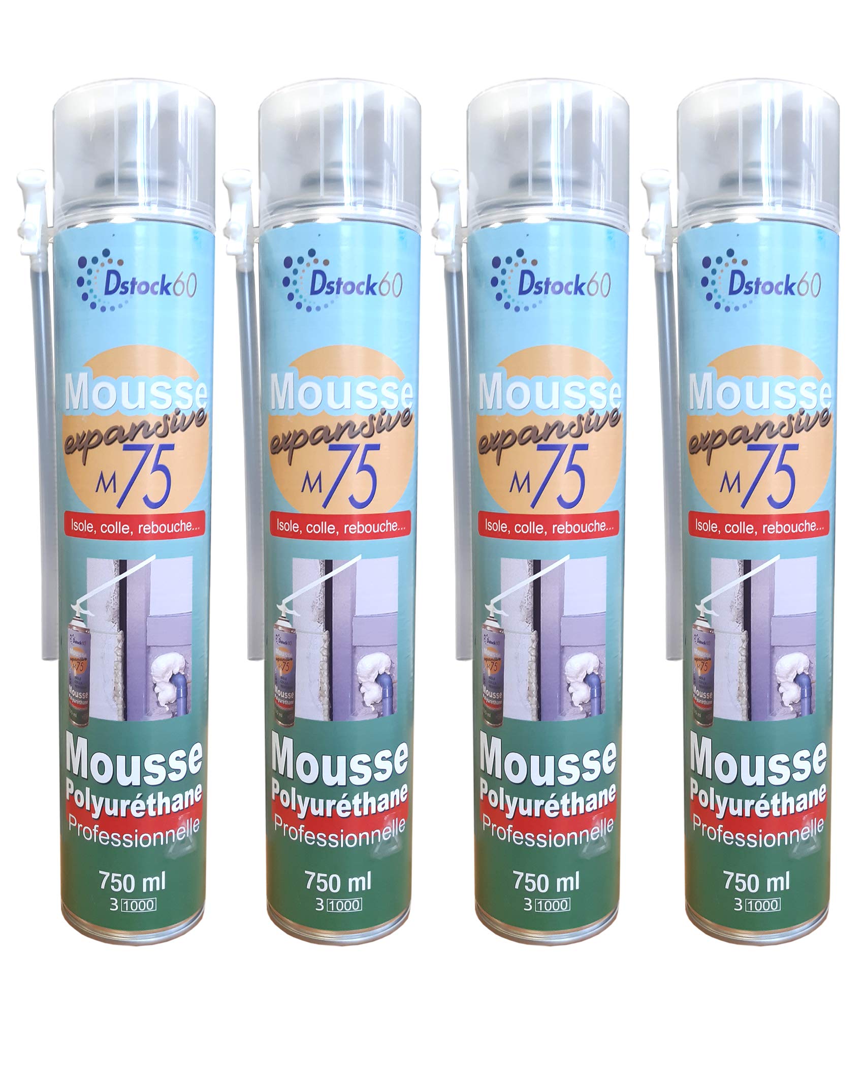 dstock60-construction-mousse-expansive-750ml-lot-de-4 image 1