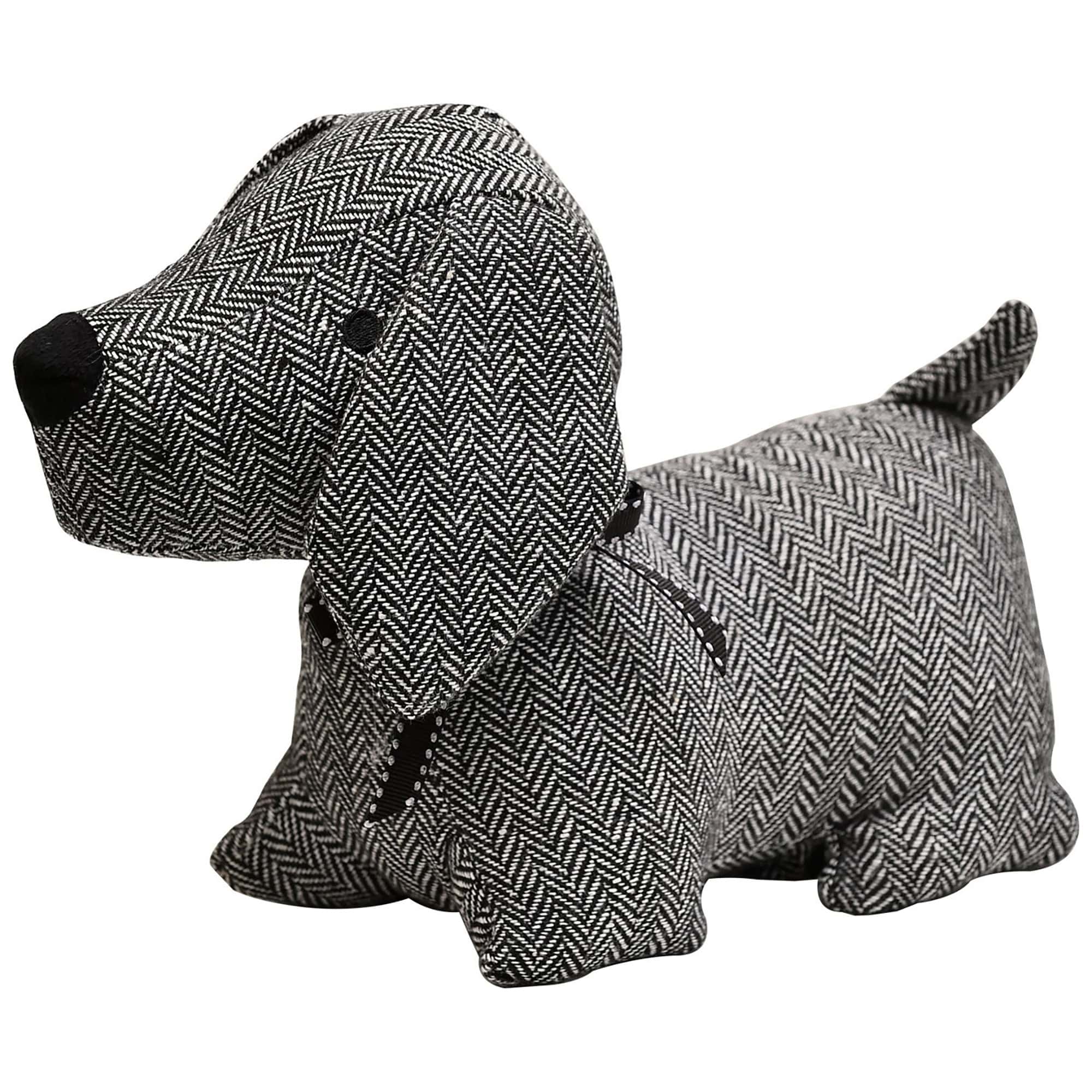 evideco-cale-porte-chien-tissu-lest-1kg-noir-blanc-d-co image 8