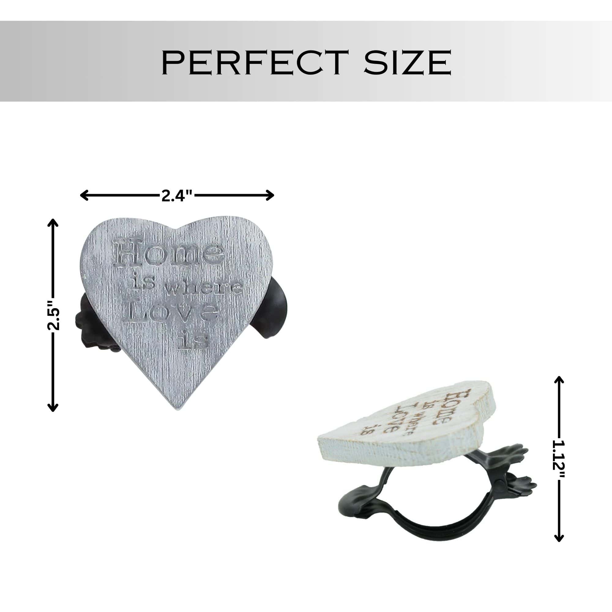 evideco-home-accessories-lot-2-pinces-rideau-coeur-bois-gris-blanc image 3