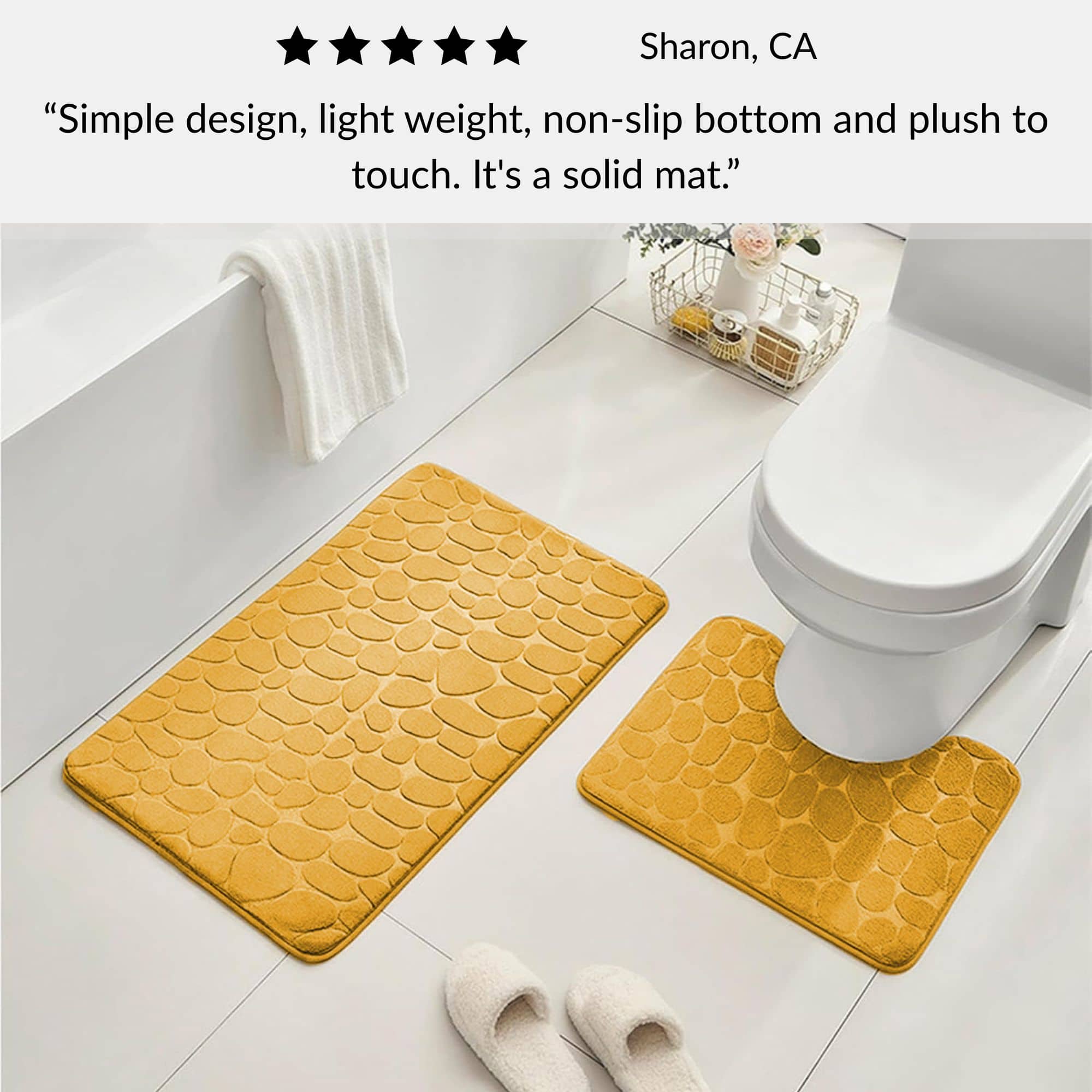 evideco-tapis-contour-wc-m-moire-jaune-moutarde-18x20-galet image 8
