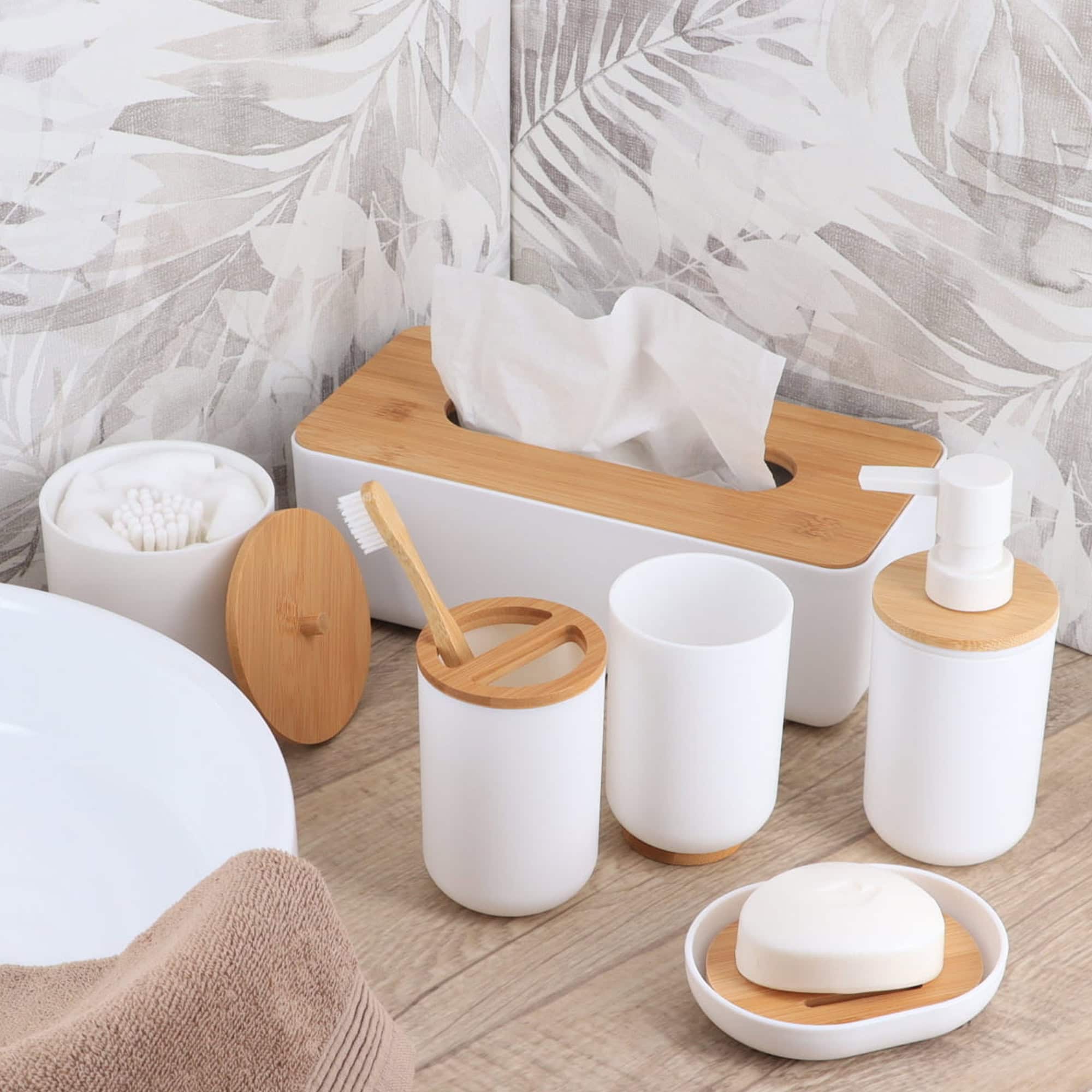 evideco-bathroom-accessories-porte-savon-blanc-padang-bambou image 7