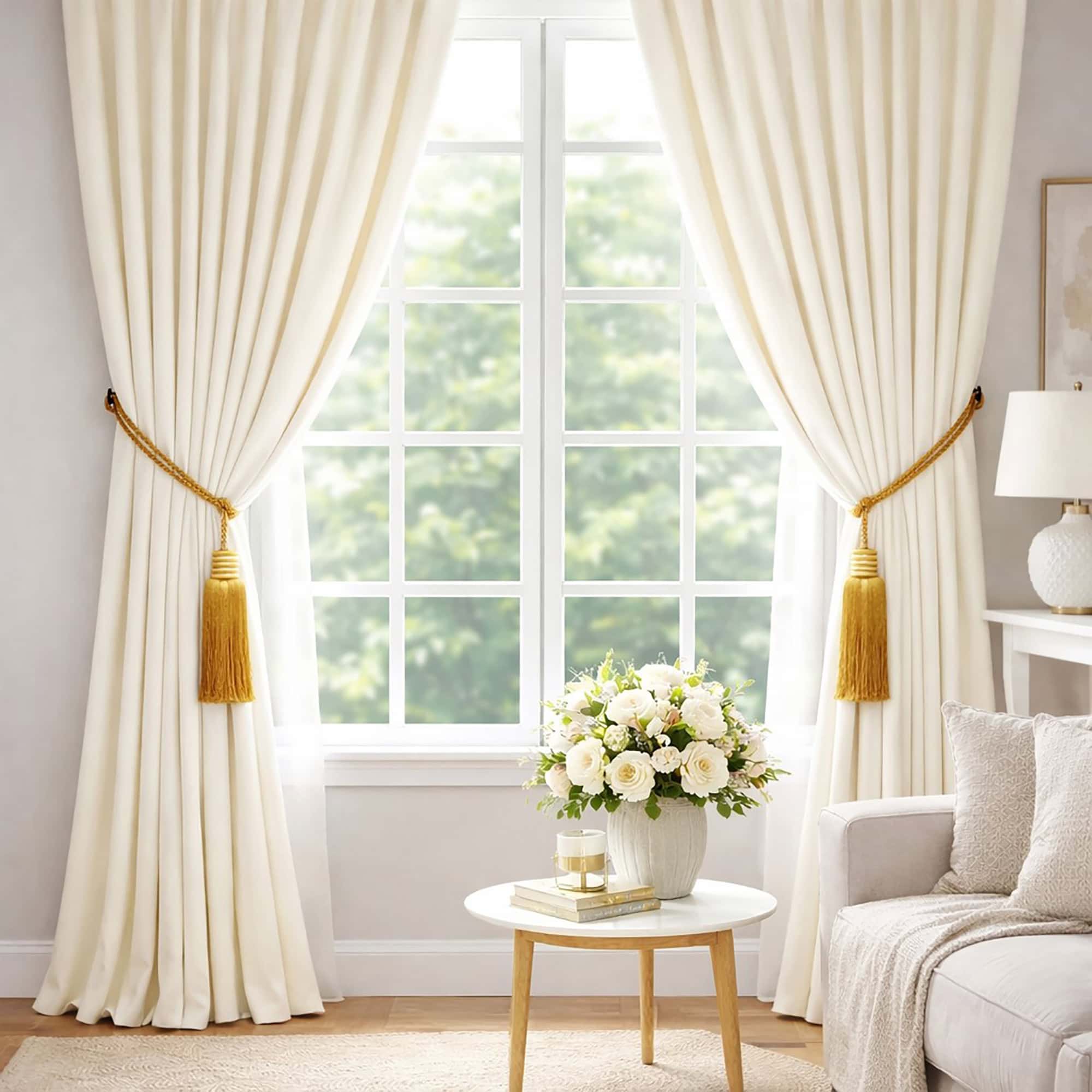 evideco-home-accessories-embrasses-rideaux-ambre-dor-lot-de-2 image 2