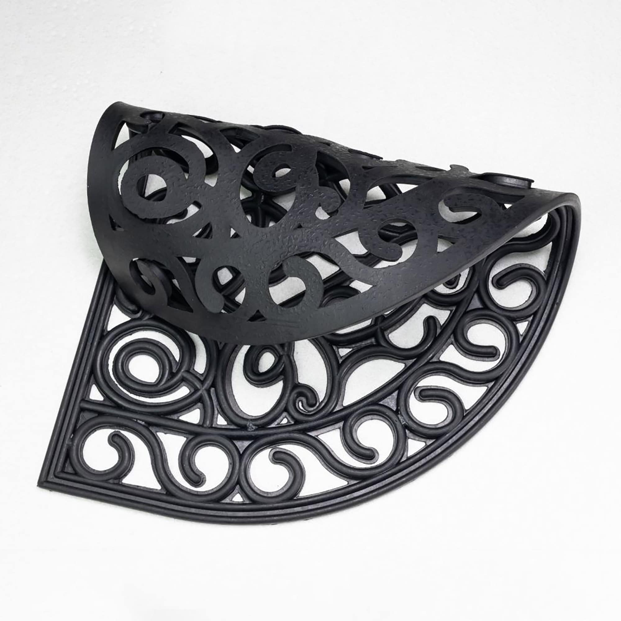 evideco-home-accessories-paillasson-demi-lune-noir-caoutchouc-76x46 image 3