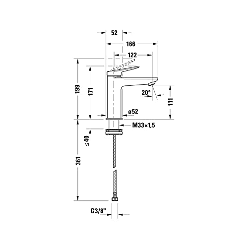 duravit-wave-robinet-lavabo-taille-m-chrom-conomie-d-eau image 8