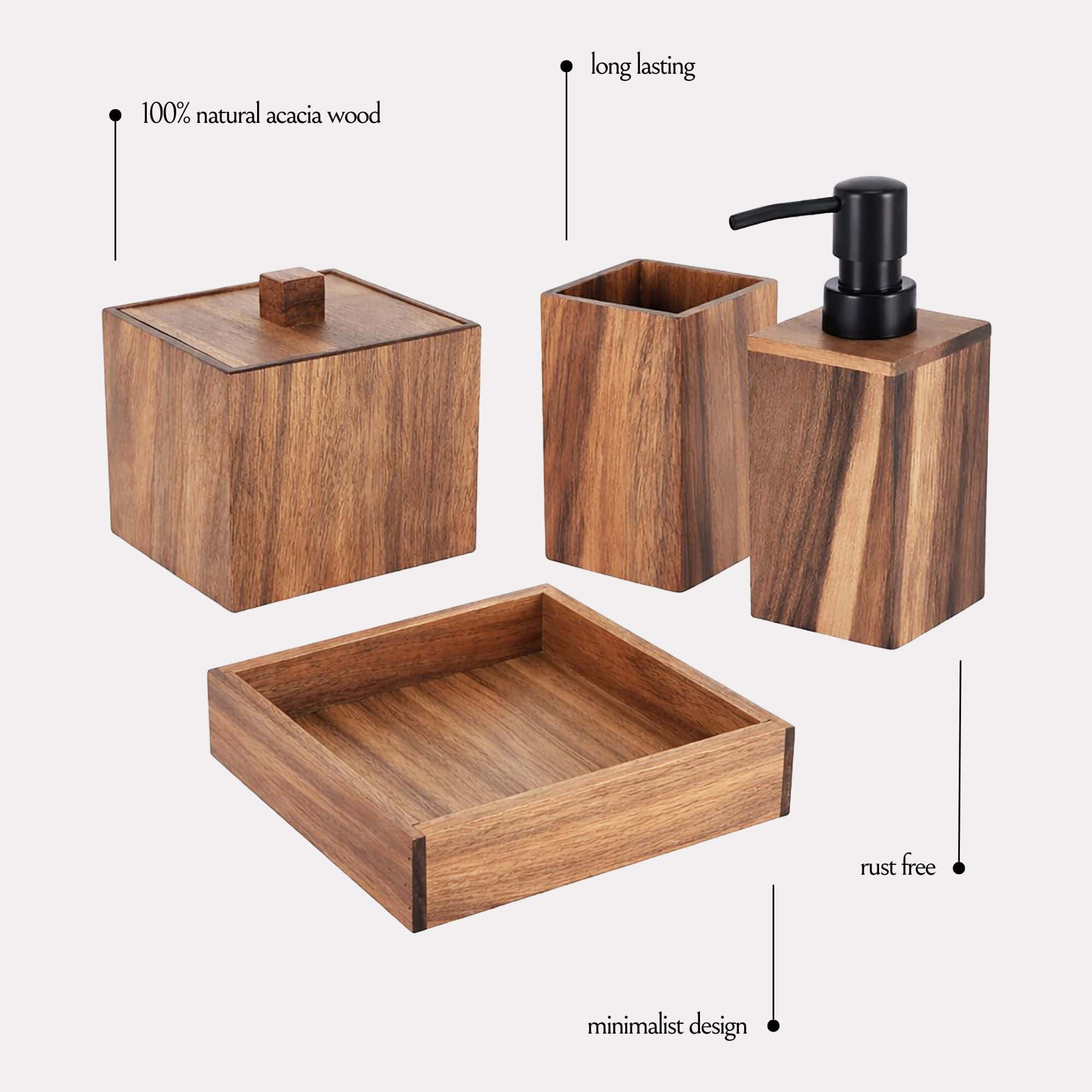 evideco-acacia-set-salle-de-bain-bois-4-pi-ces image 7