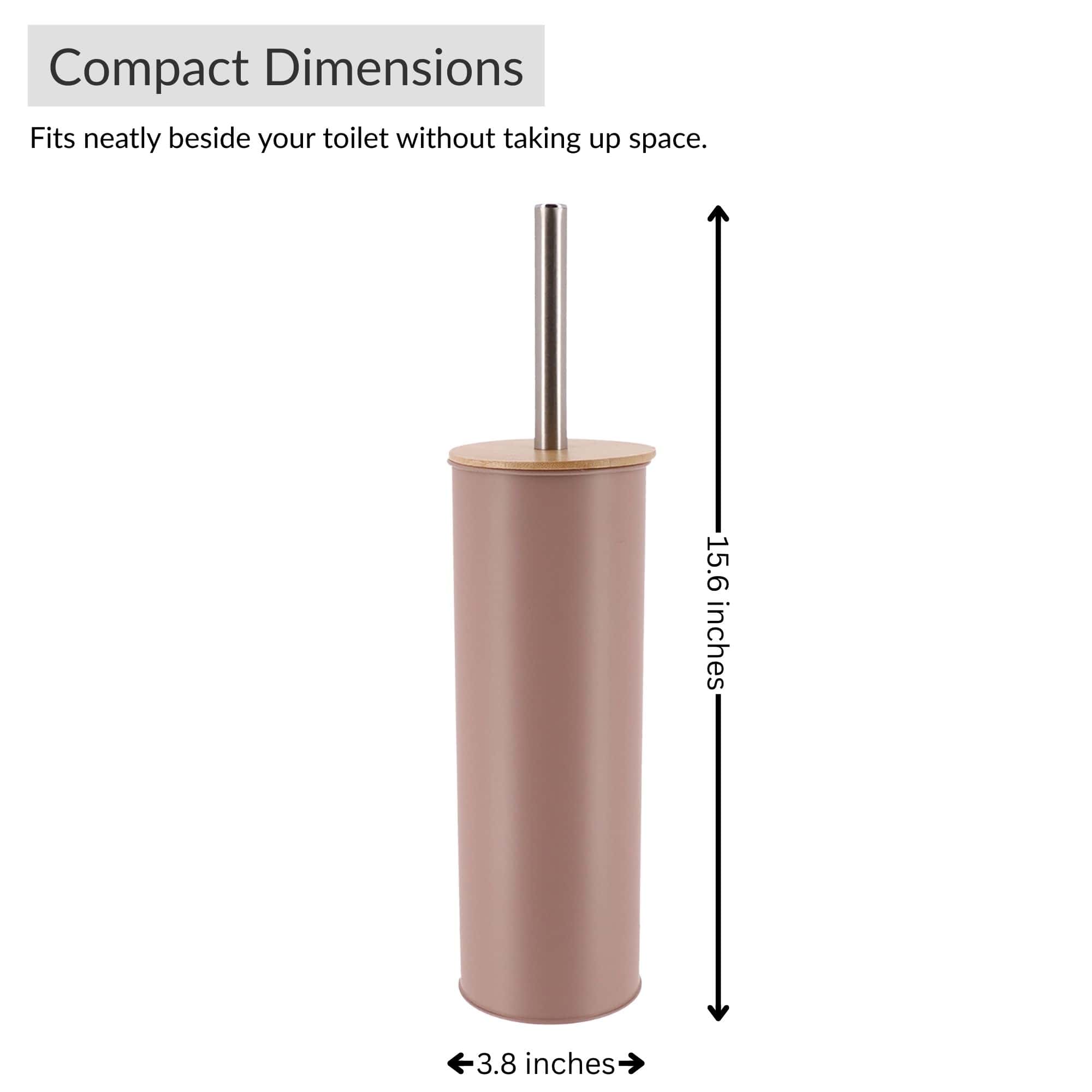 evideco-brosse-wc-avec-support-cappuccino-couvercle-bambou image 7