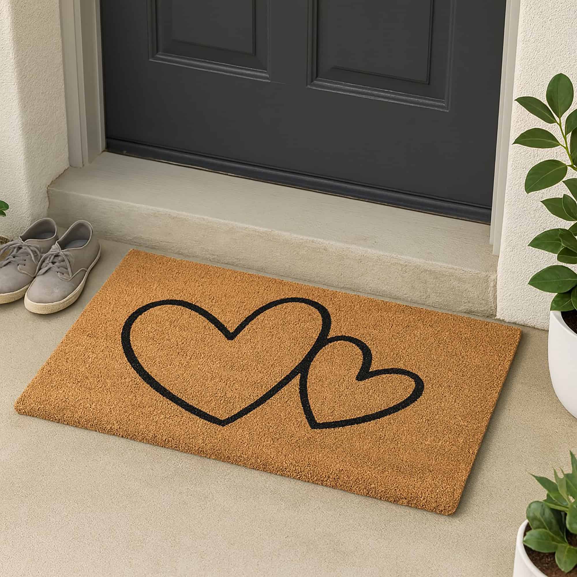 evideco-home-accessories-paillasson-coco-c-urs-30x18-naturel image 1