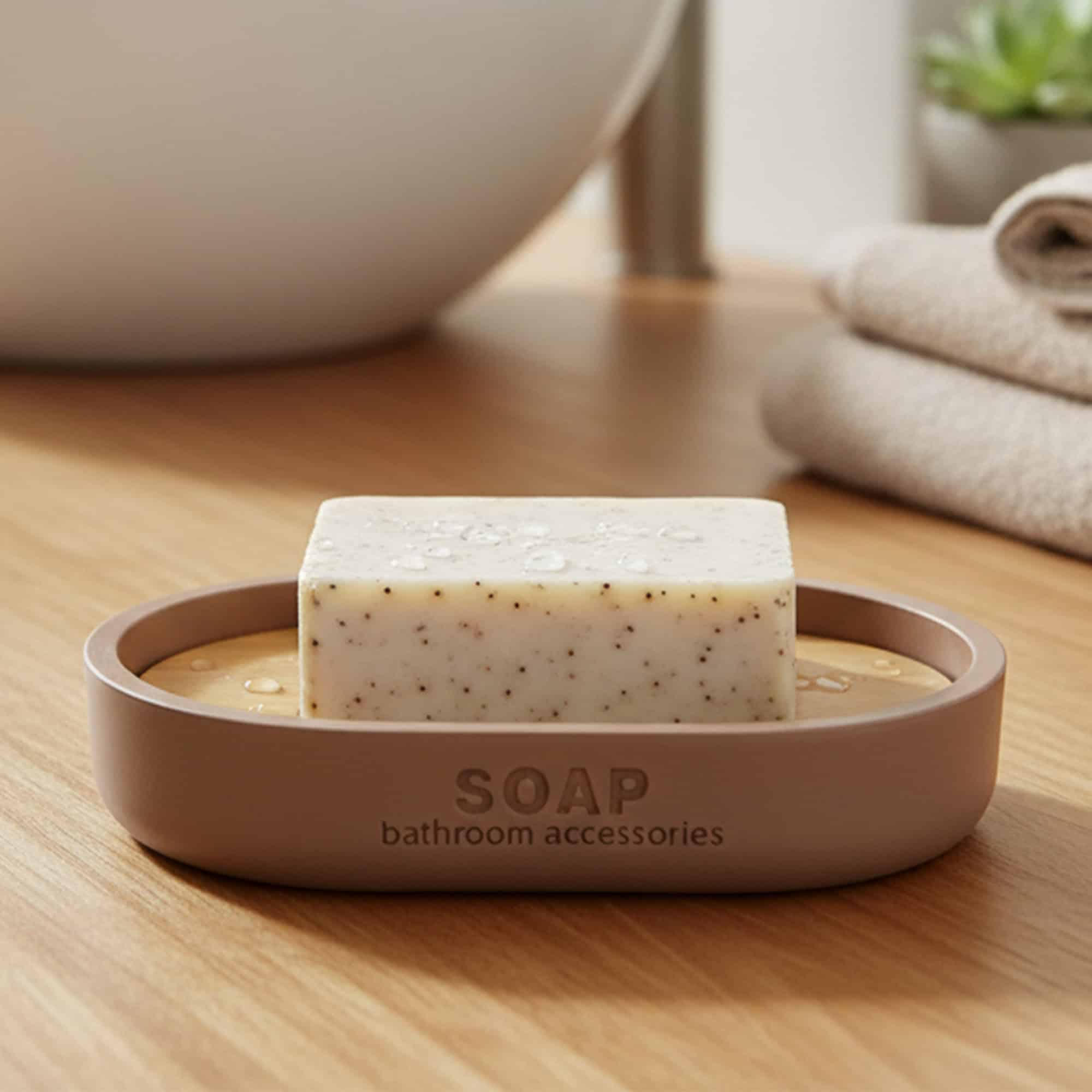 evideco-porte-savon-cappuccino-bambou-porte-savon-salle-de-bain image 2