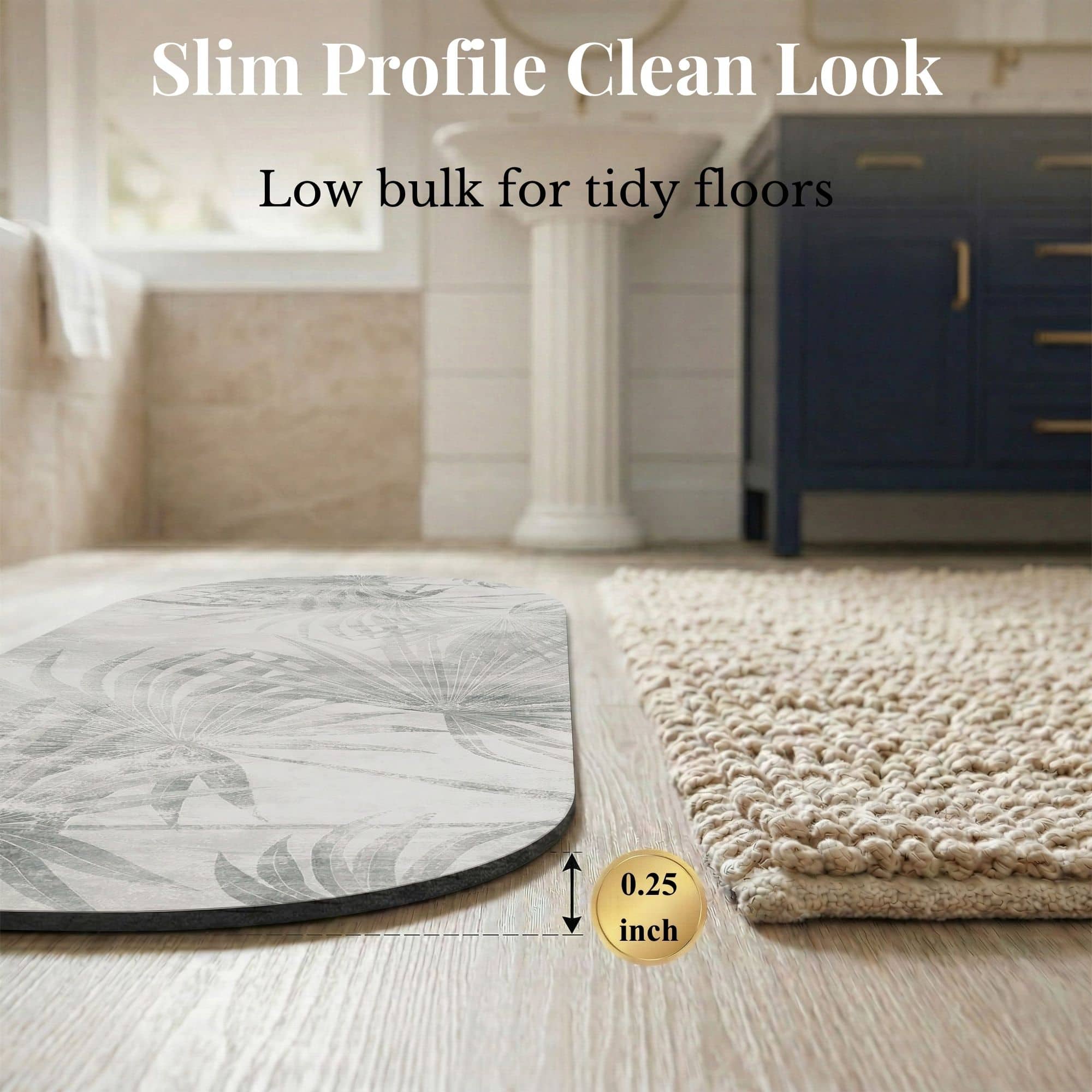 evideco-palm-breeze-tapis-salle-de-bain-gris-palmier-100x45 image 5