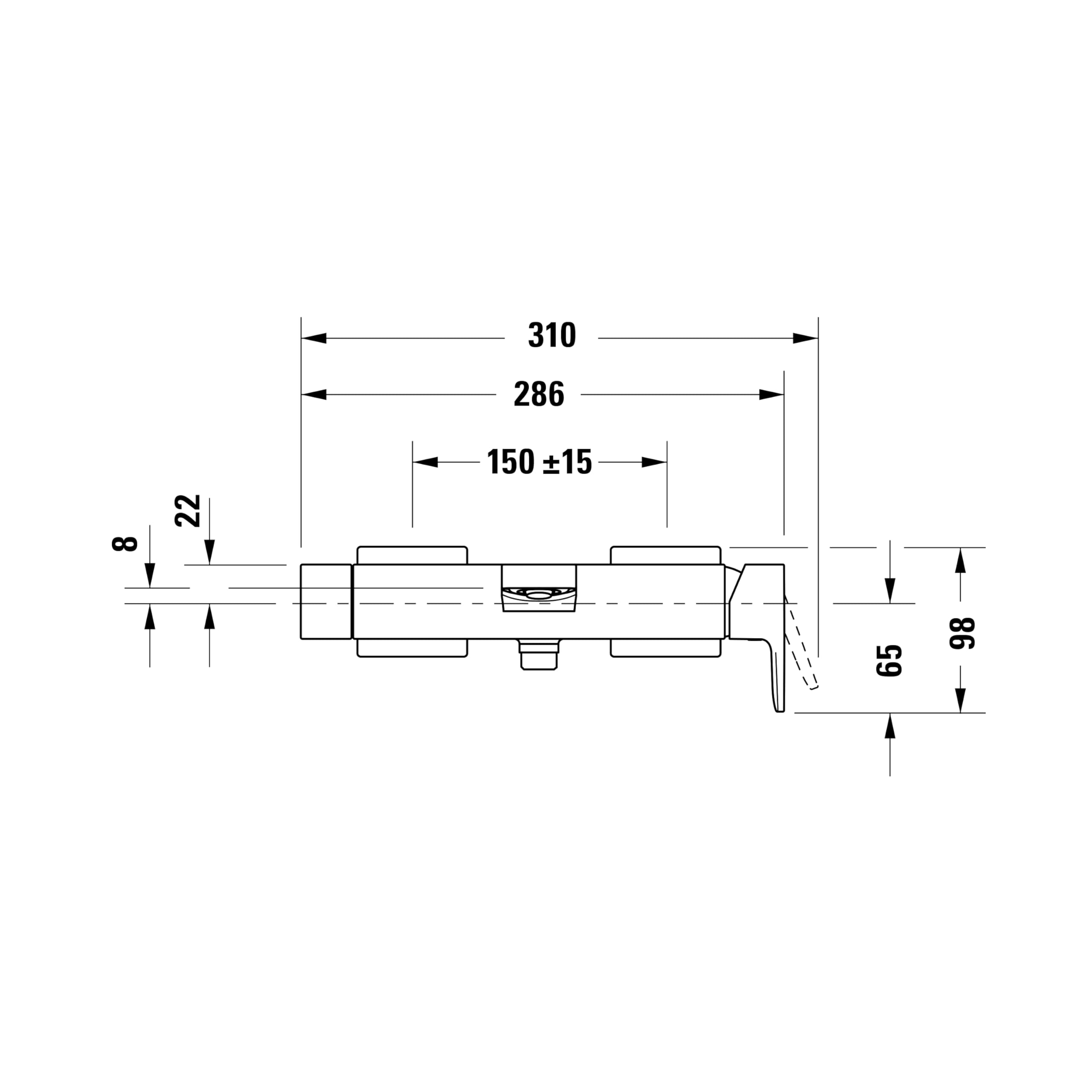 duravit-manhattan-mh5230000010-mitigeur-baignoire-chrome image 5