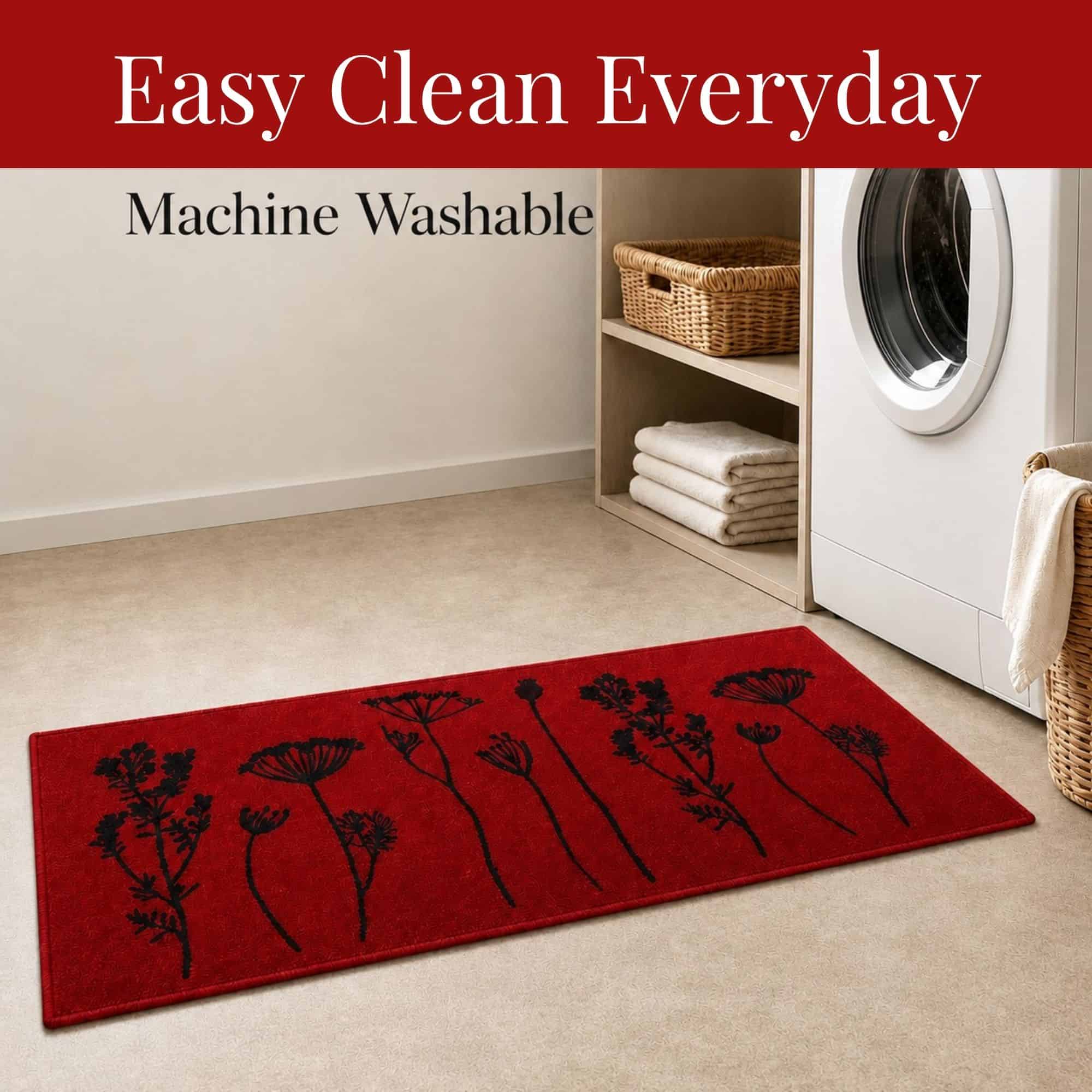 evideco-tapis-cuisine-rouge-noir-fleurs-120x50-antid-rapant image 6