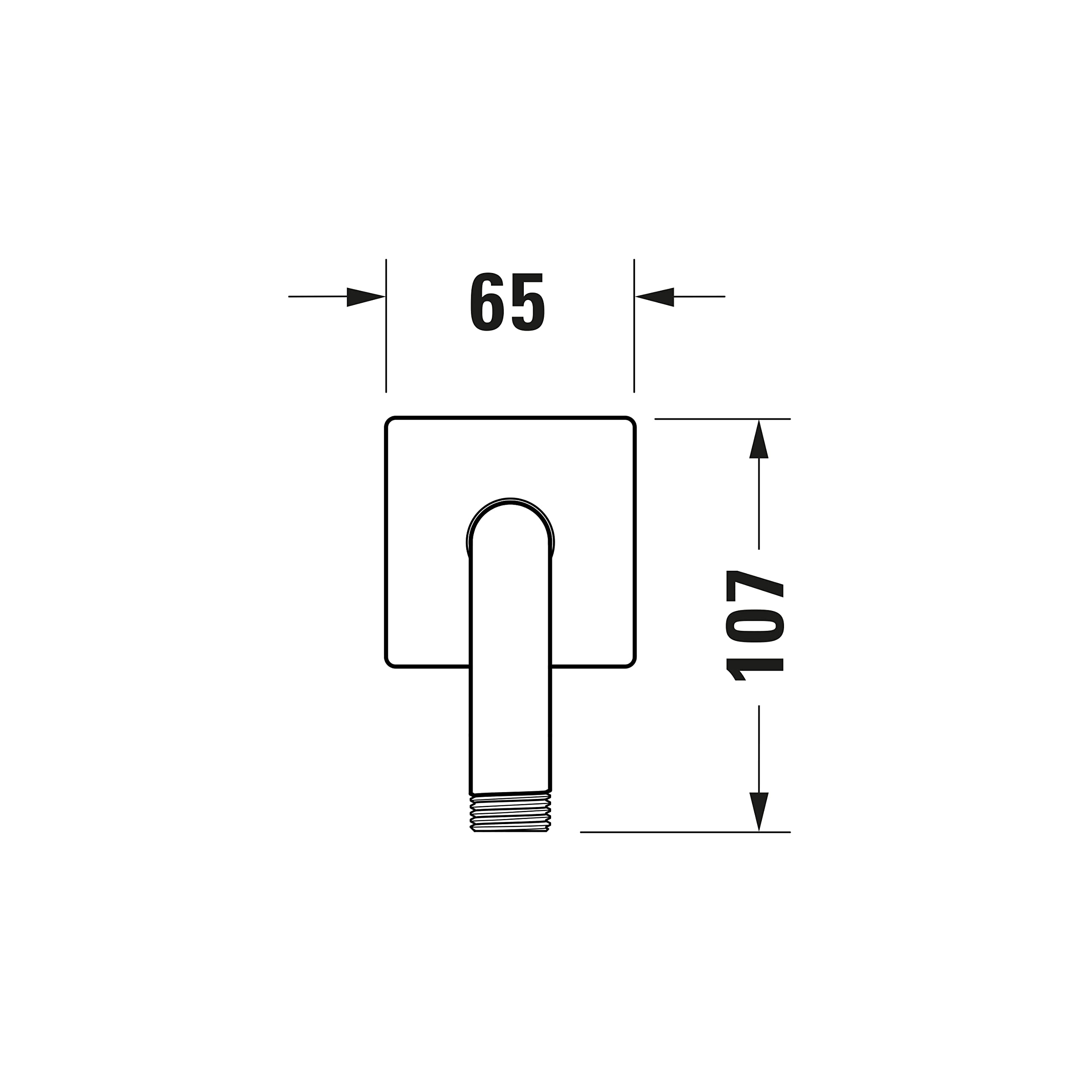 duravit-universal-bras-de-douche-210-mm-chrom-rosace-carr-e image 5