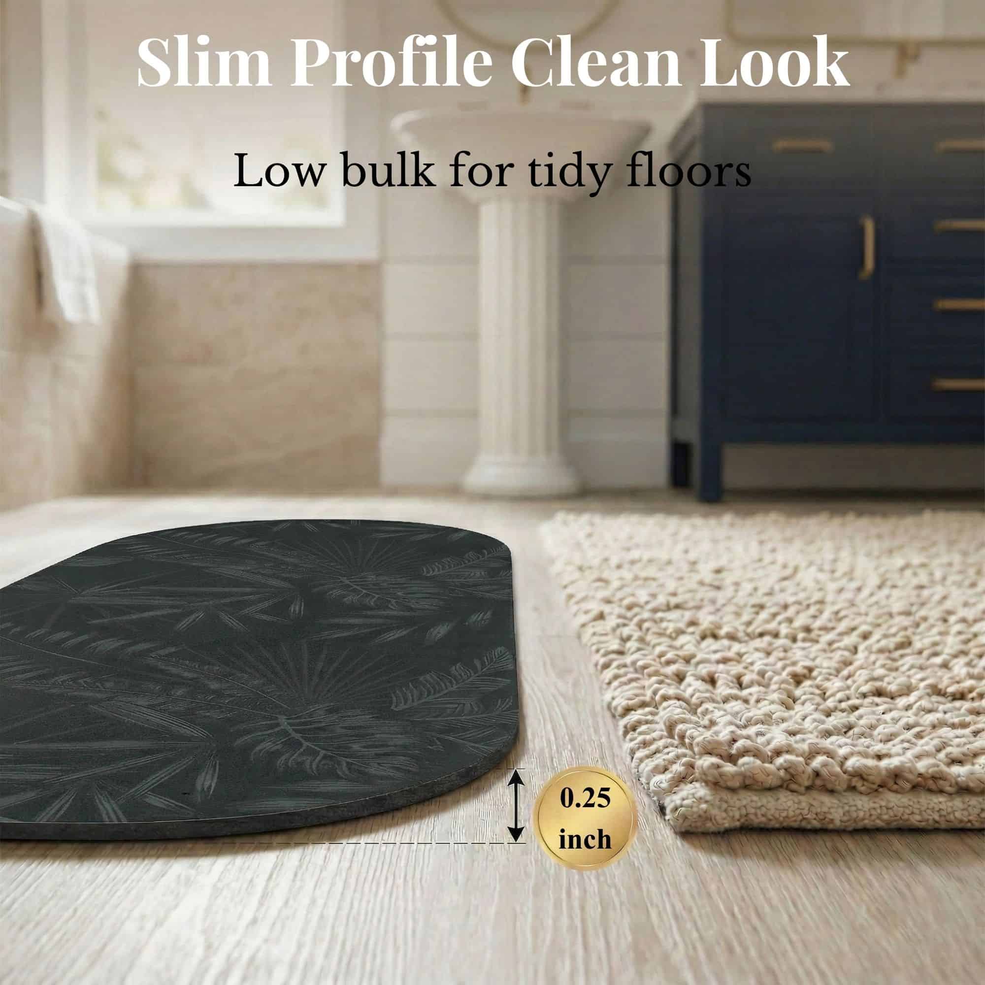 evideco-bathroom-mats-tapis-de-bain-runner-40x18-tropical-nuit-absorbant image 5
