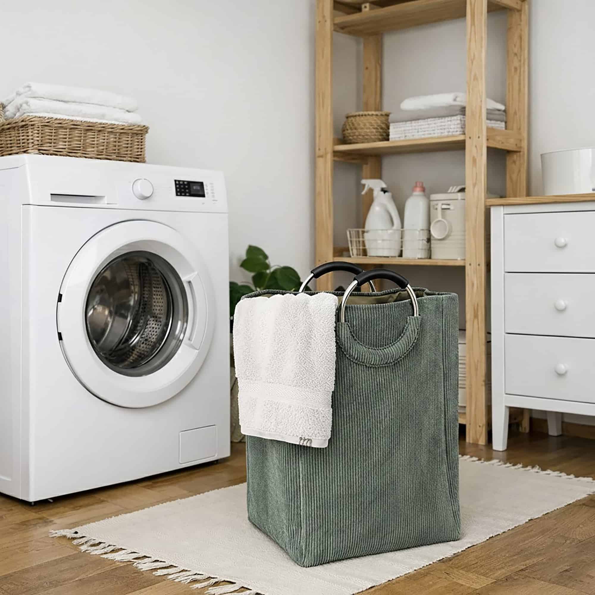 evideco-panier-linge-velours-c-tel-55l-vert-sauge image 3