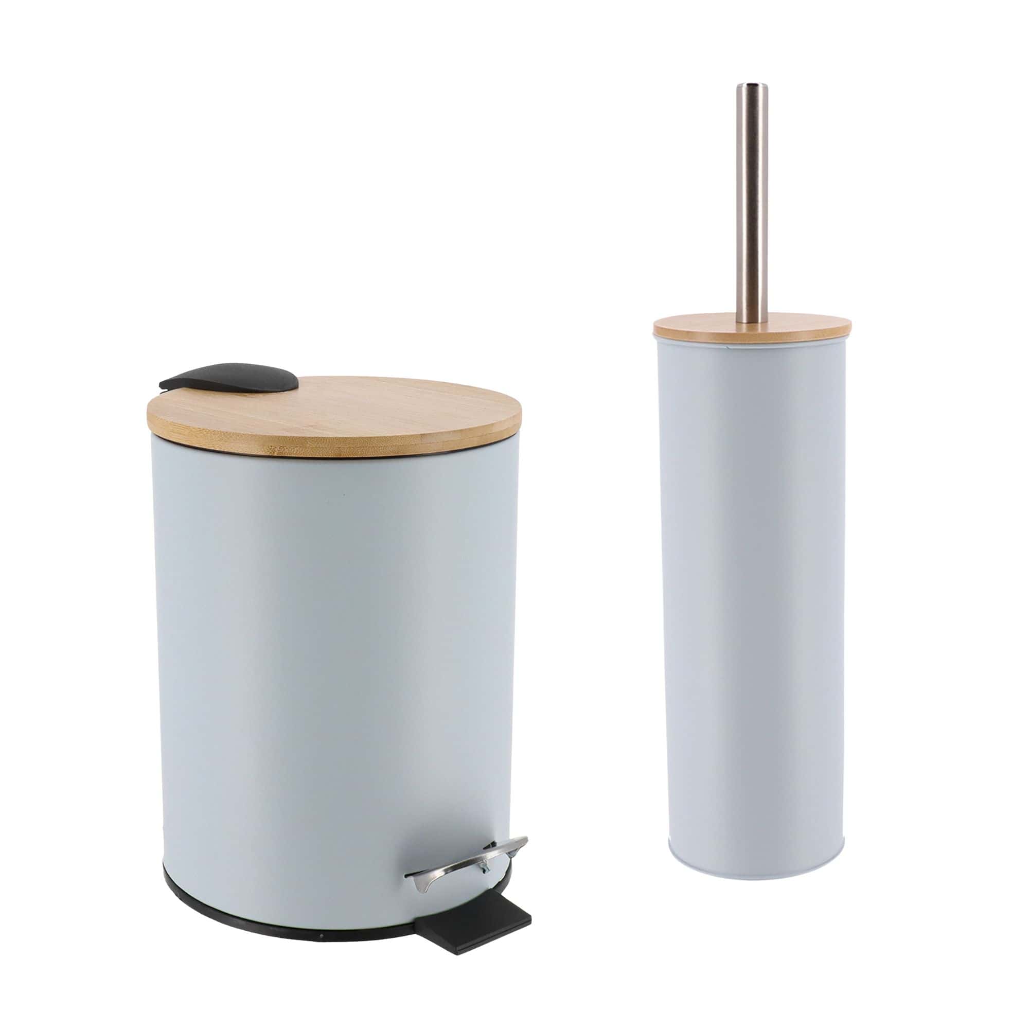evideco-toilet-seats-set-salle-de-bain-bleu-clair-poubelle-brosse-wc image 8