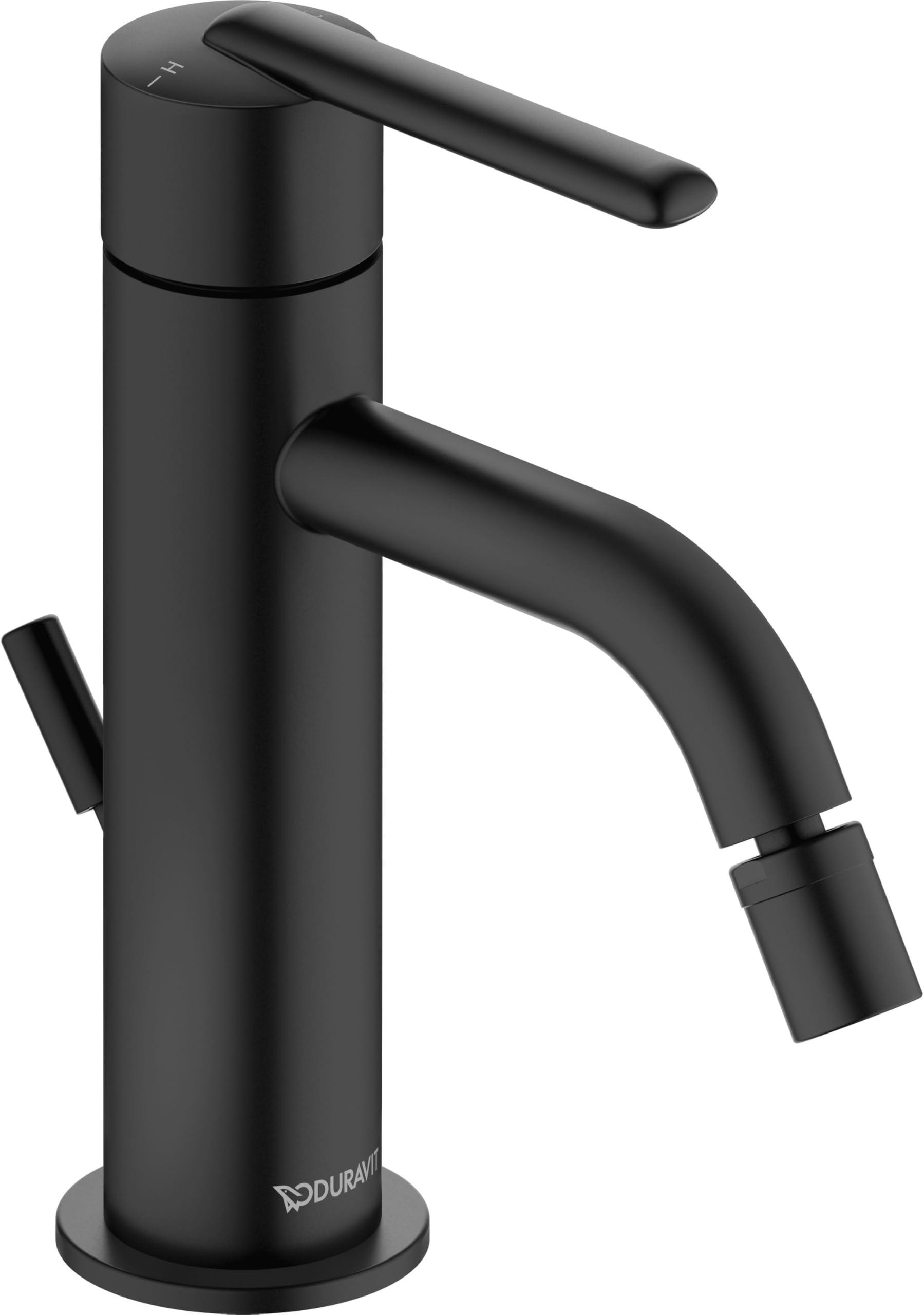 duravit-balcoon-mitigeur-bidet-noir-mat-119-mm-avec-bonde image 1