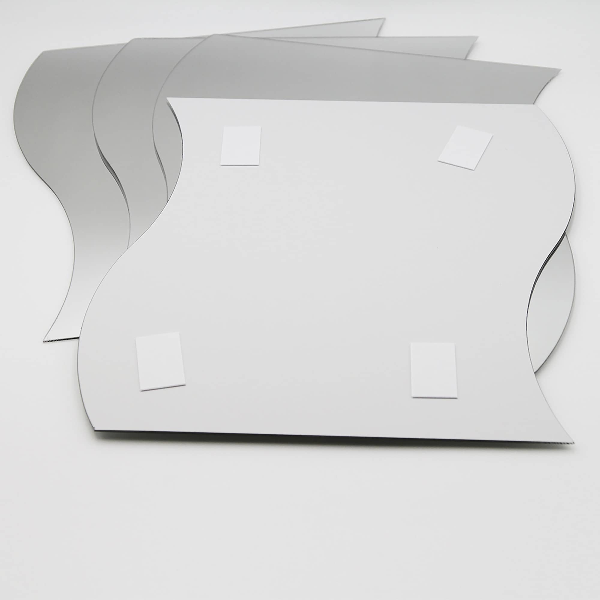 evideco-miroirs-adh-sifs-vagues-lot-de-4-d-coratif-mural image 8