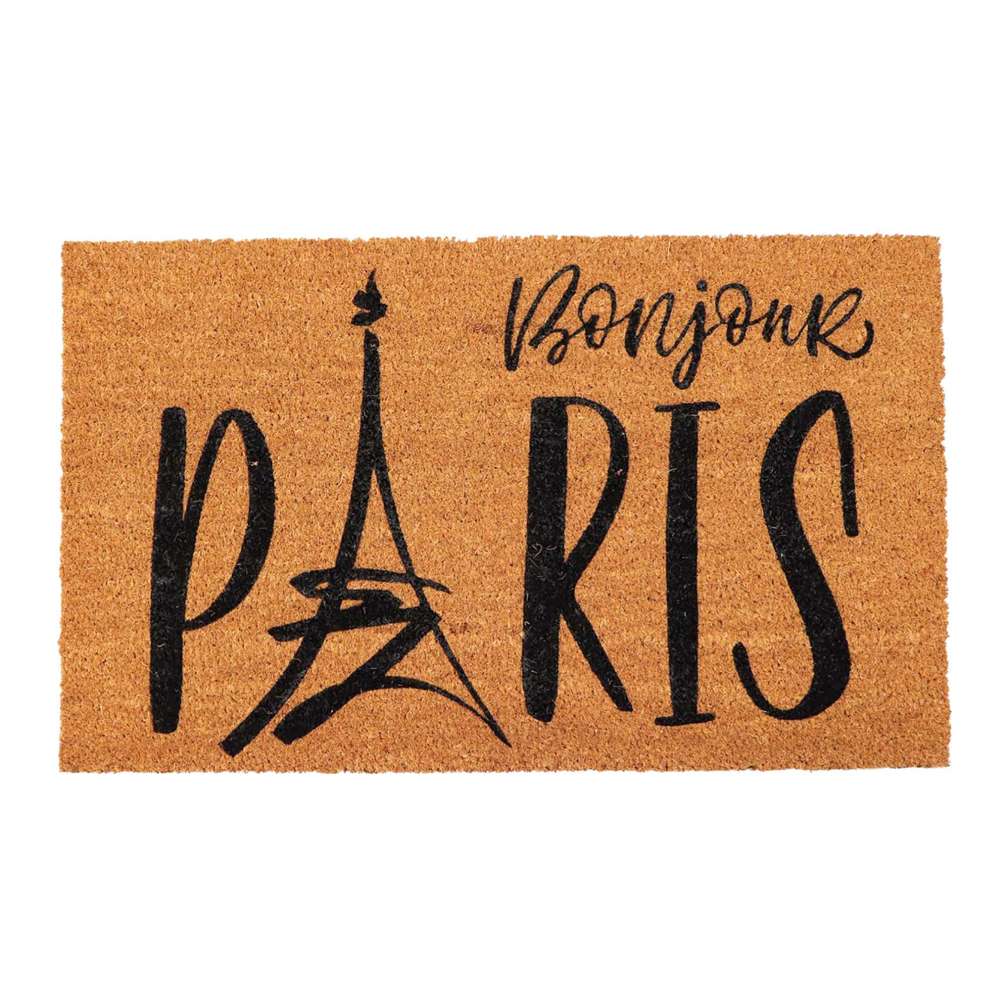 evideco-home-accessories-paillasson-coco-bonjour-paris-naturel-76x46 image 7