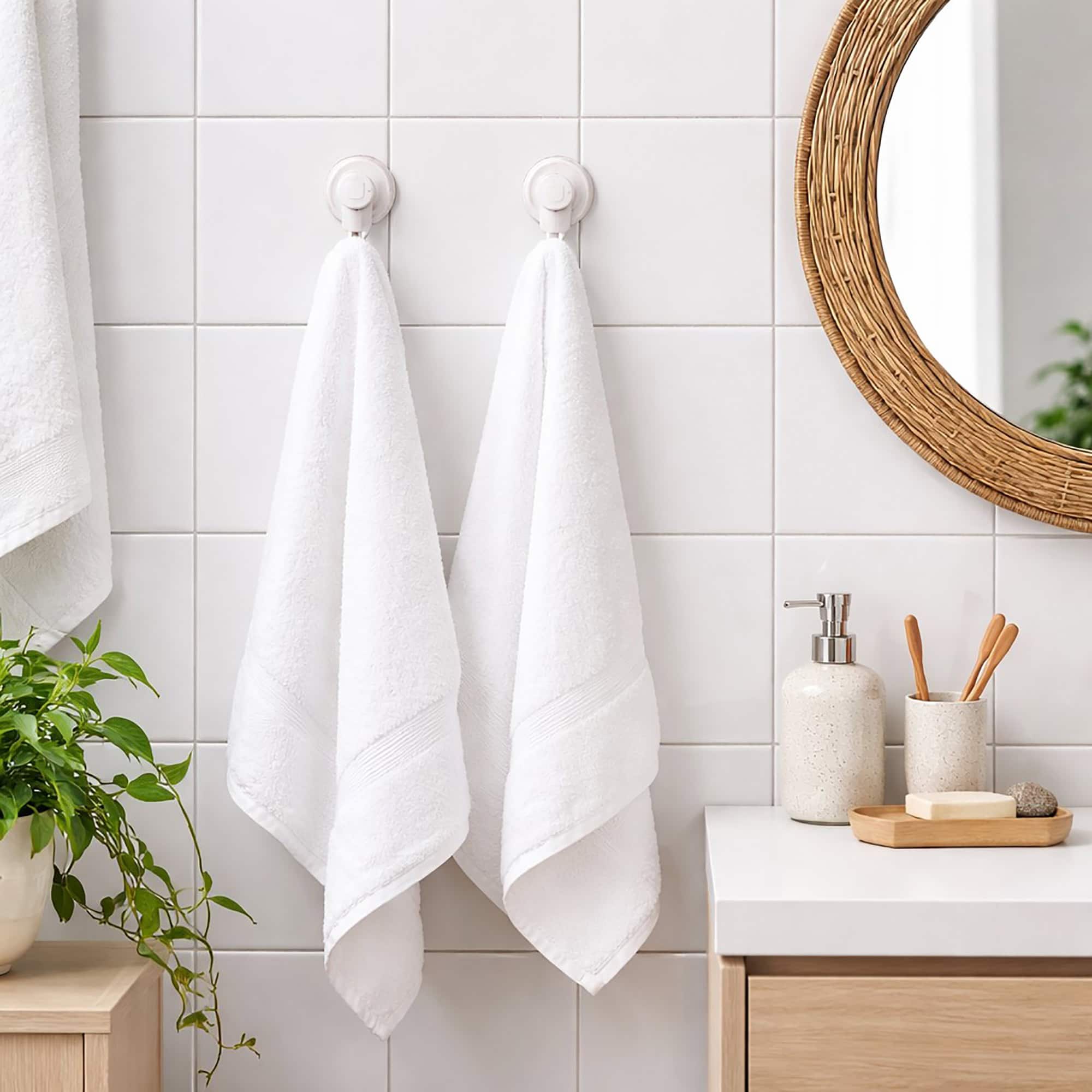 evideco-crochets-ventouse-blancs-lot-de-2-salle-de-bain image 6