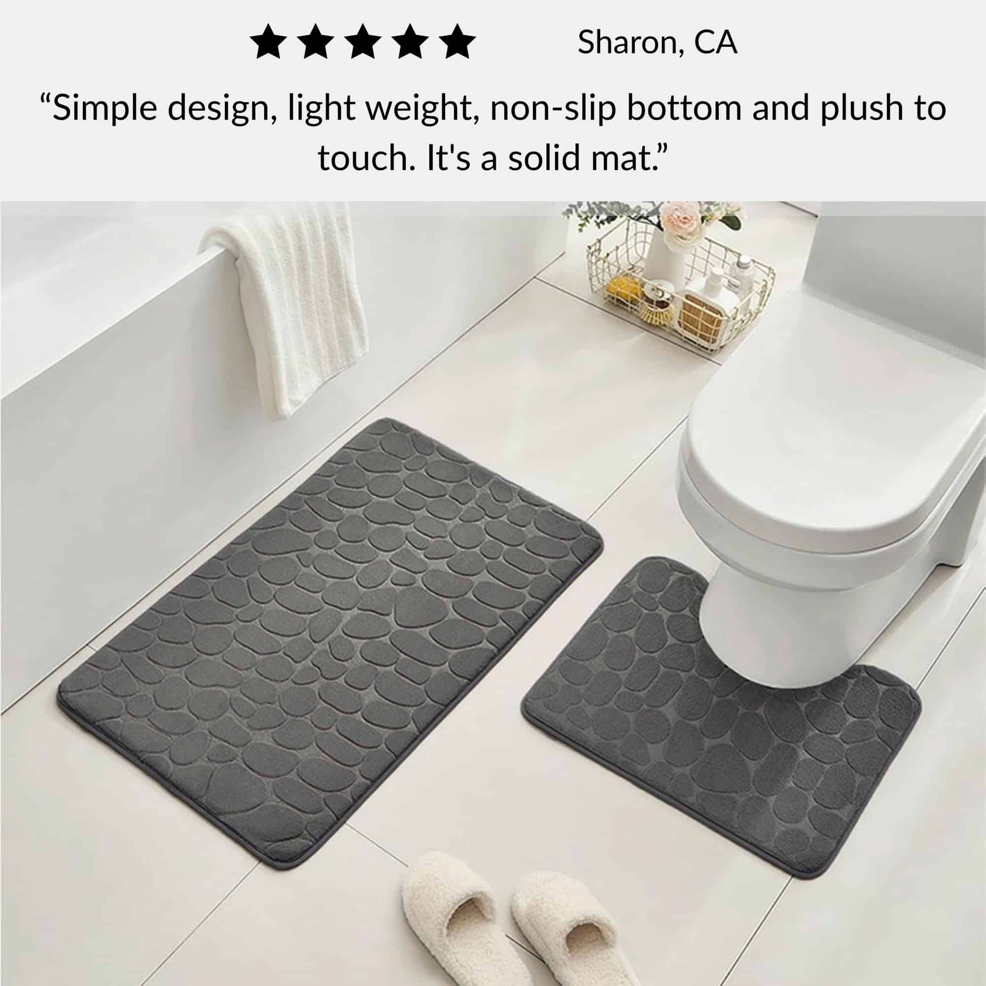evideco-tapis-contour-wc-m-moire-gris-fonc-galets-46x51-cm image 8