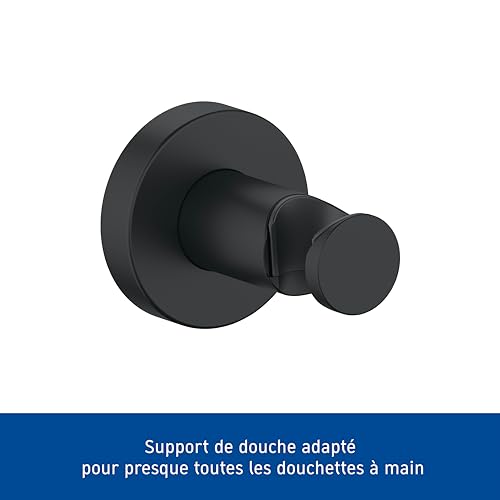 duravit-universal-support-douchette-rond-noir-mat-mural image 8