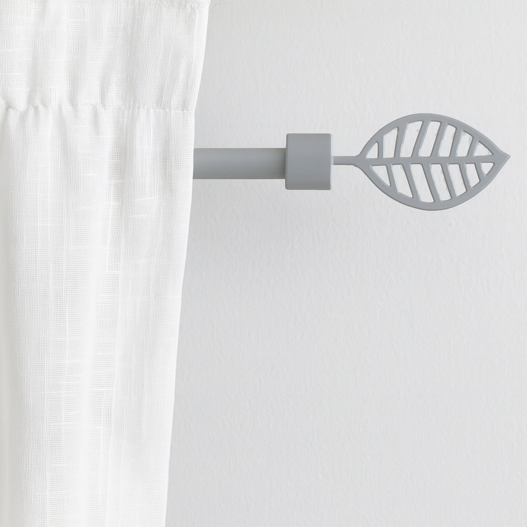 evideco-home-accessories-tringle-rideau-extensible-gris-127-208-cm image 2