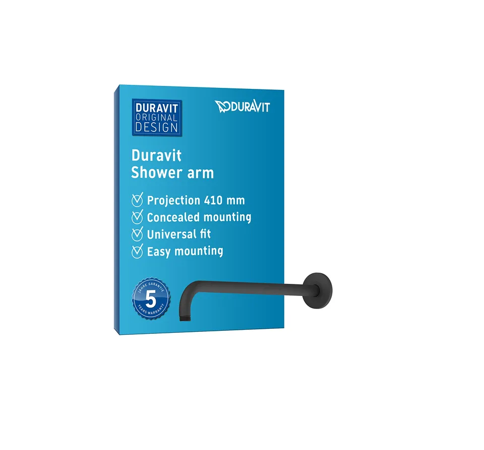 duravit-universal-bras-de-douche-mural-410-mm-noir-mat image 1