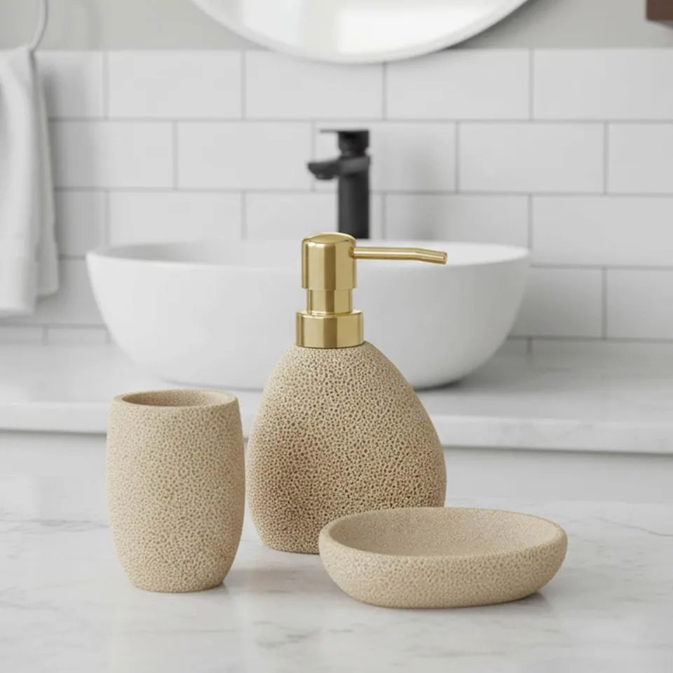 evideco-bathroom-accessories-set-3-pi-ces-ponge-de-mer image 1