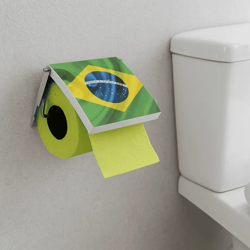 evideco-brazil-porte-papier-toilette-mural-drapeau-br-sil image 1