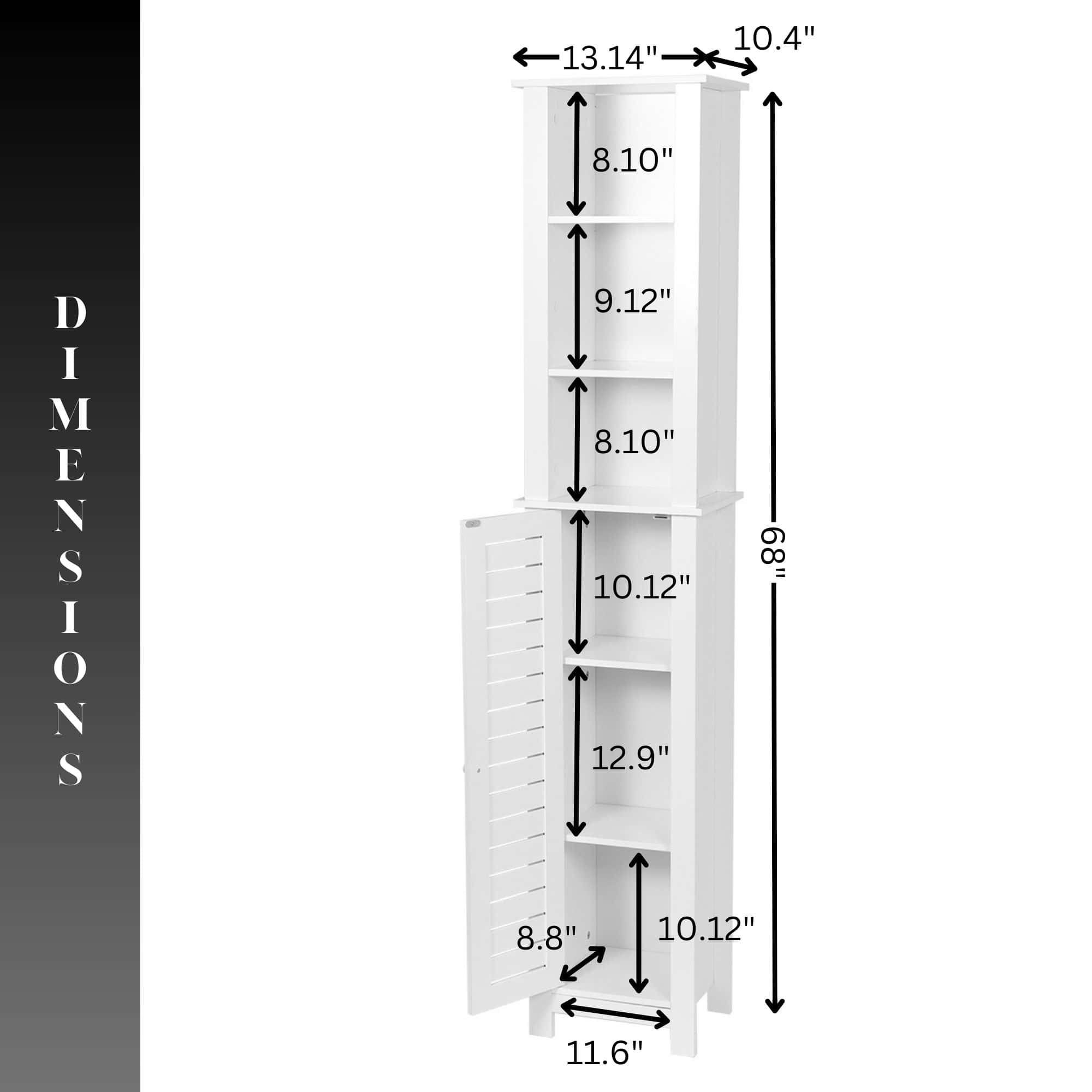 evideco-santorin-colonne-salle-de-bain-blanche-troite image 4
