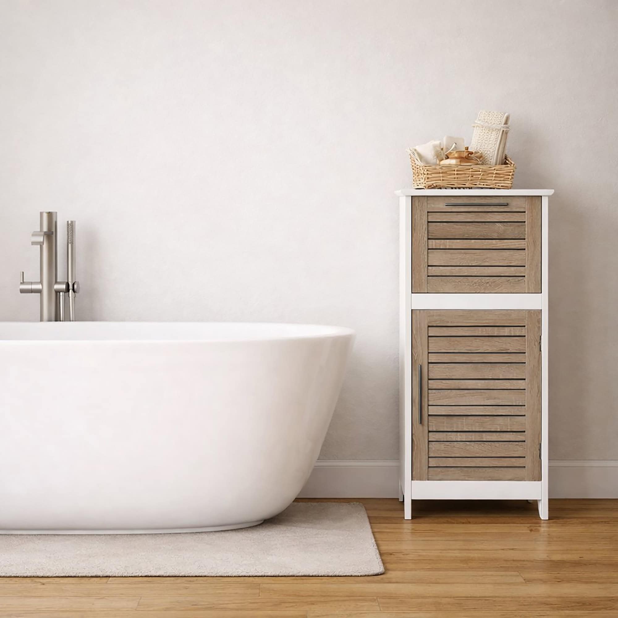 evideco-stockholm-meuble-salle-de-bain-blanc-ch-ne-compact image 3