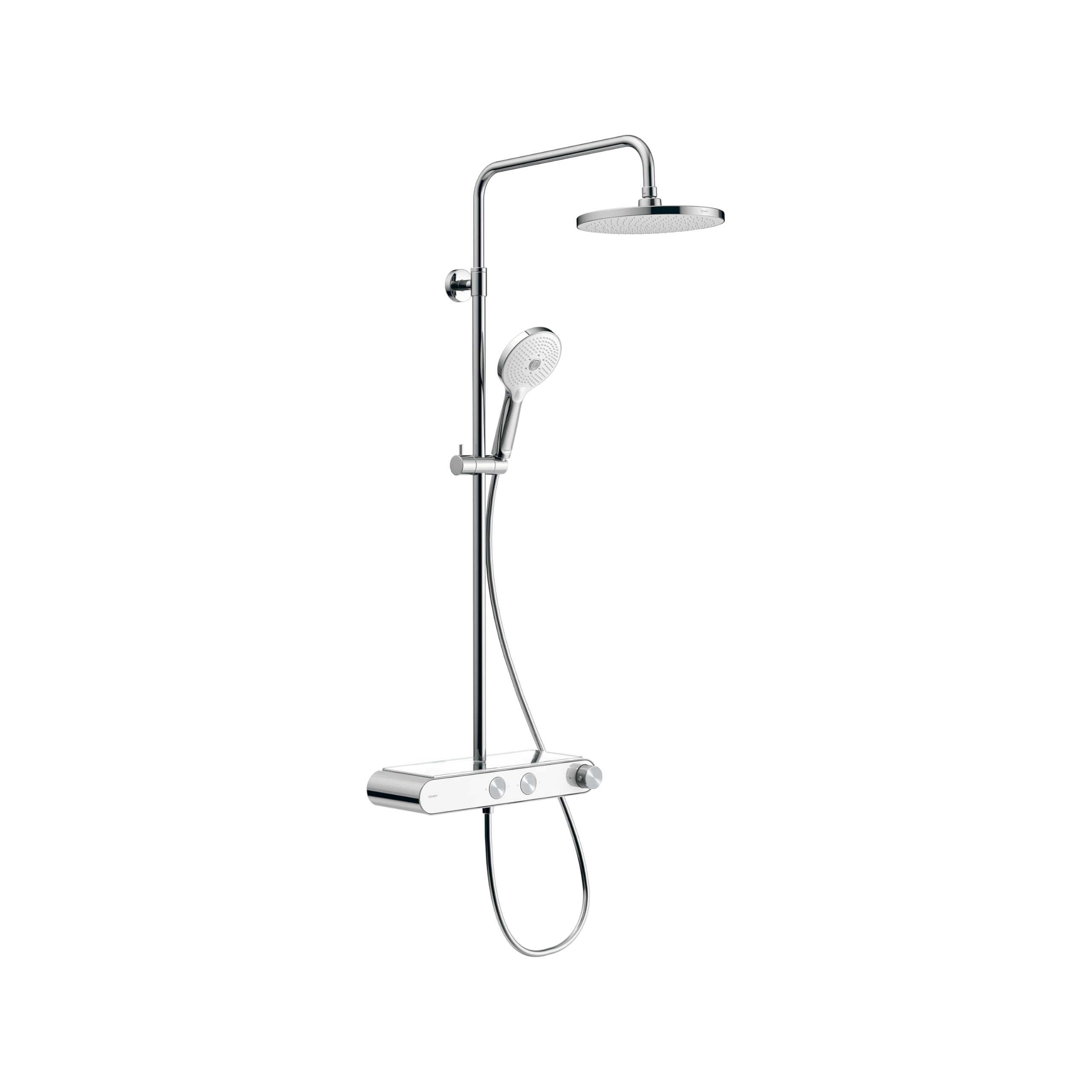 duravit-thermostatique-colonne-douche-chrome-blanc image 1