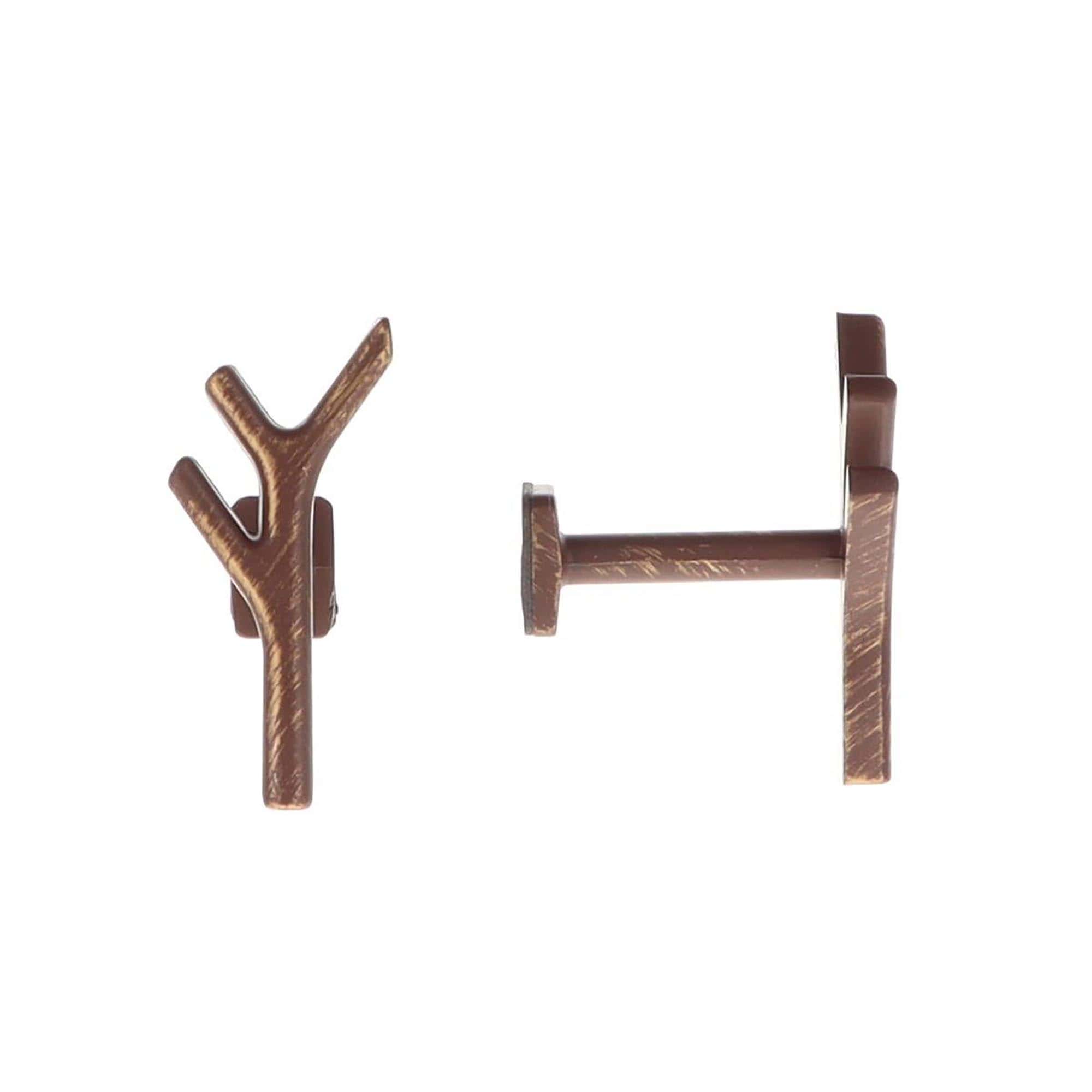 evideco-lot-2-crochets-embrasses-rideaux-branche-rouille-dor image 1