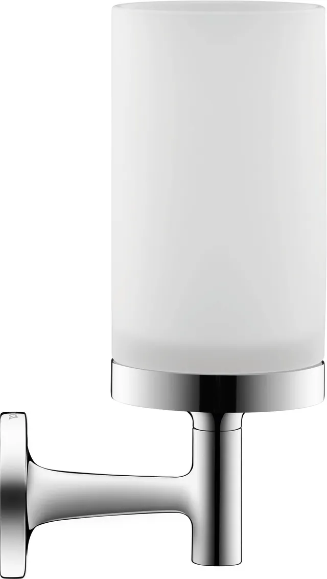 duravit-starck-t-gobelet-brosse-dents-chrome-verre-mat image 1