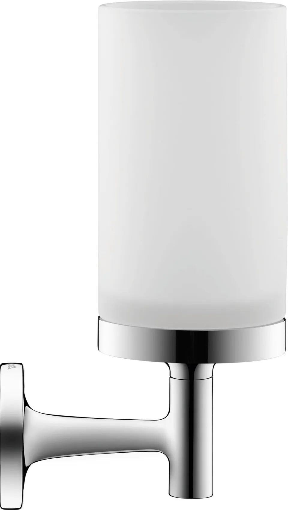 duravit-starck-t-gobelet-brosse-dents-chrome-verre-mat image 1