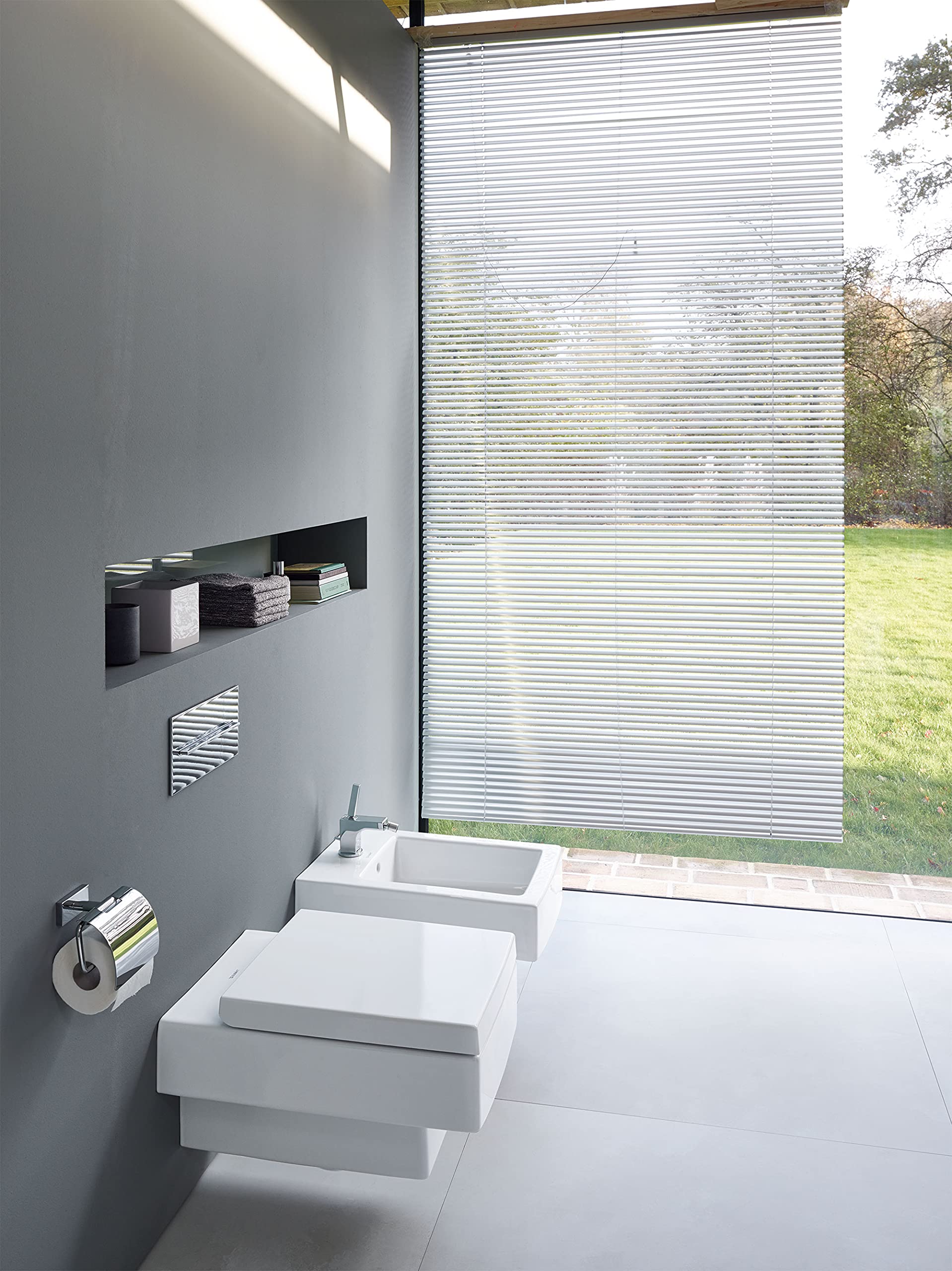 duravit-vero-abattant-wc-frein-de-chute-blanc-rectangulaire image 3