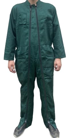 dstock60-combinaison-travail-verte-6-poches-polyester-coton image 1