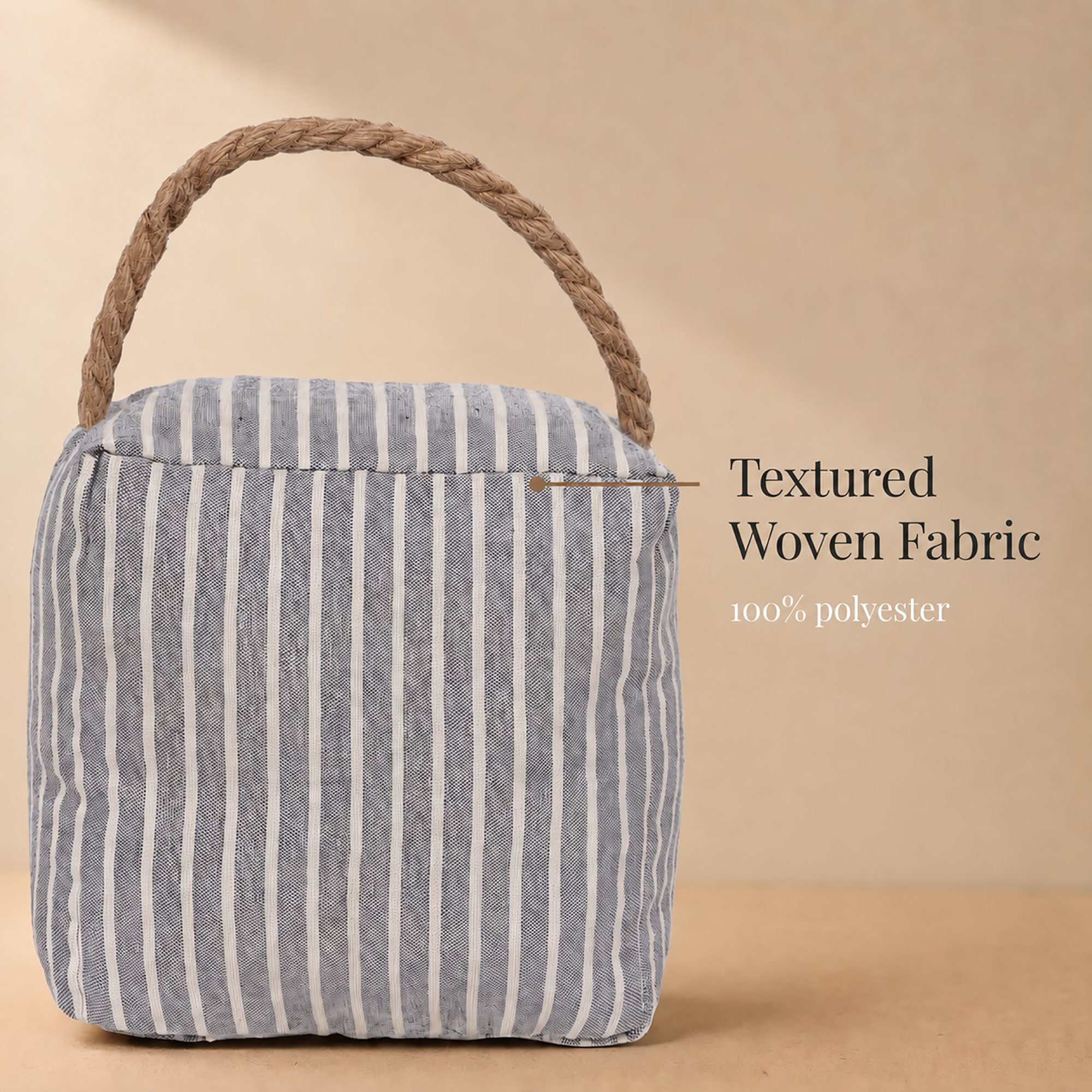 evideco-cale-porte-tissu-rayure-bleue-lest-sable image 4